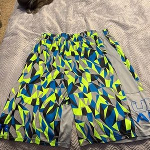 Boys Youth Under Armor Athletic Shorts